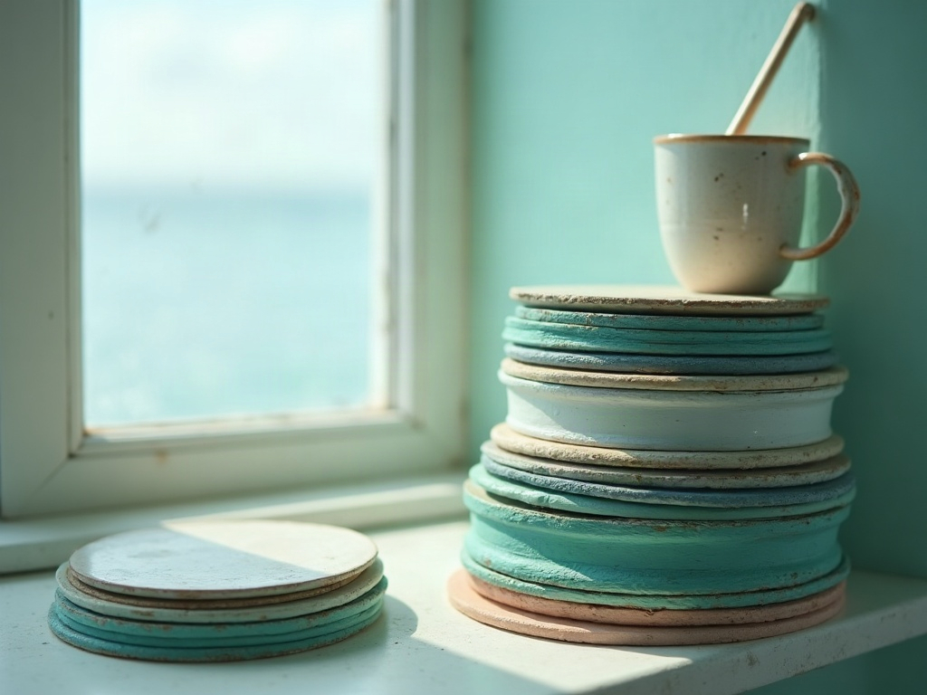 Coastal Teal Deck